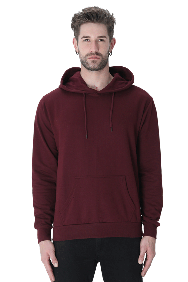 YuBingo Classic Unisex Hooded Sweatshirt – 100% Cotton, Regular Fit, Winter Collection