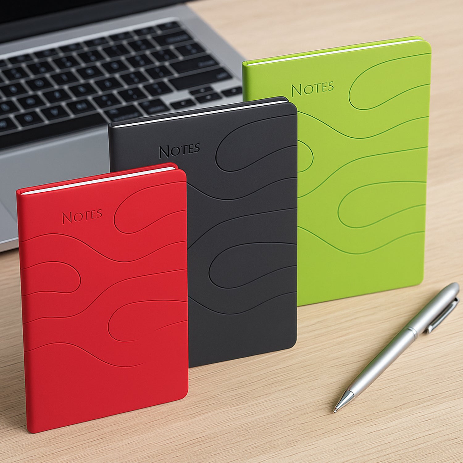 B127 – Ribbon A5 Notebook with Memorandum & Bookmark