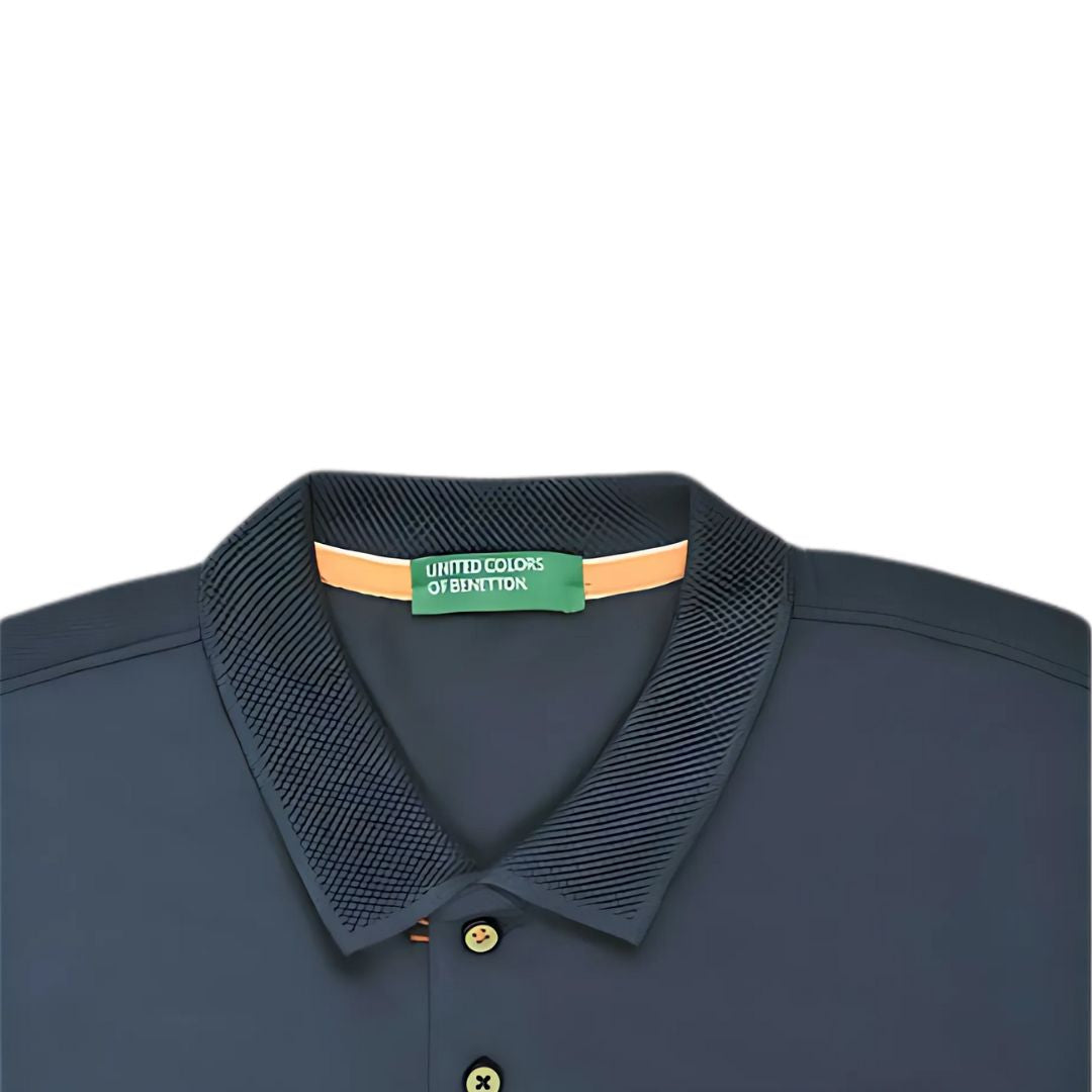 United Colors of Benetton – UCB Polo T-Shirt (Charcoal Grey)