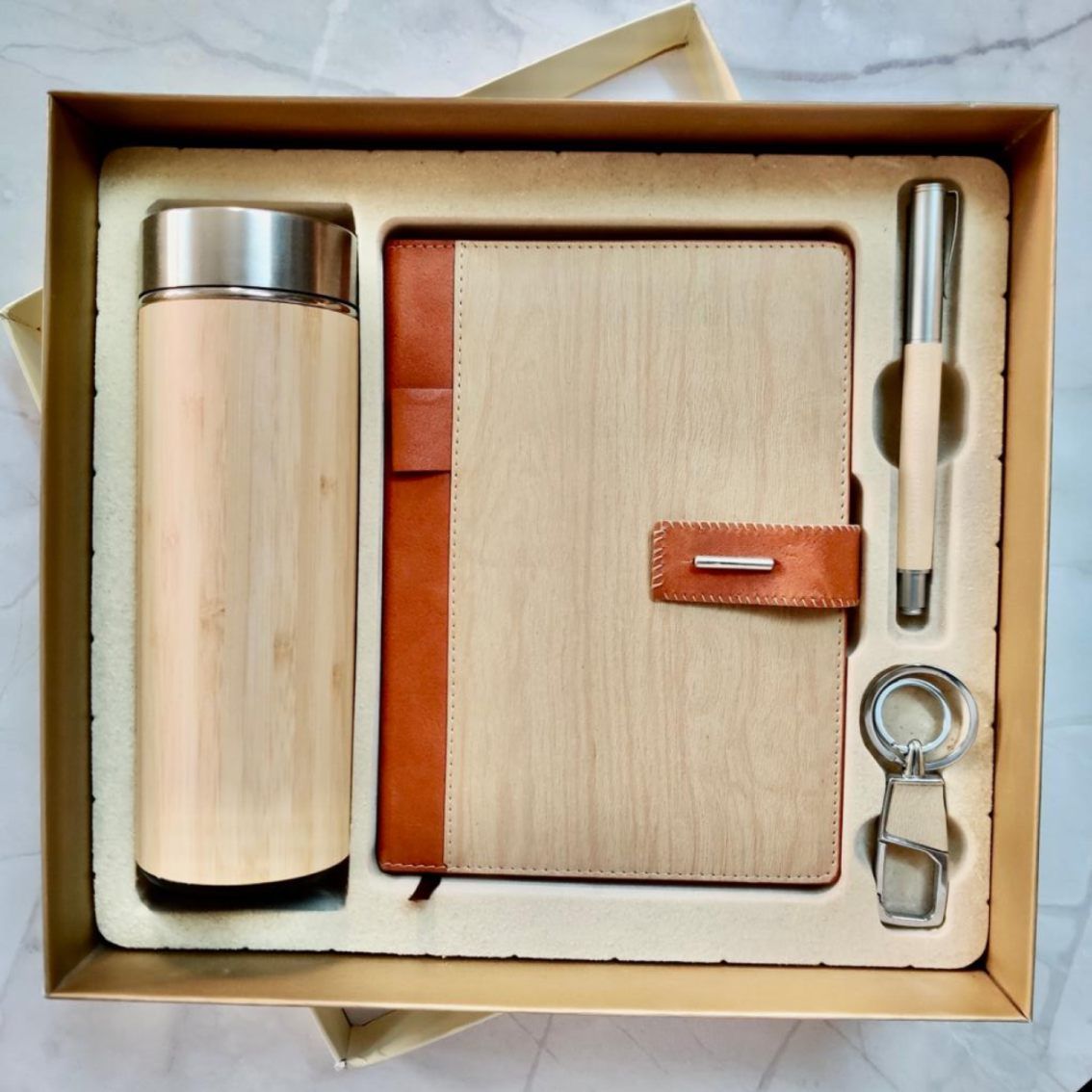 Employee Welcome Kit Set of 4_Brown Color - Corporate Gift