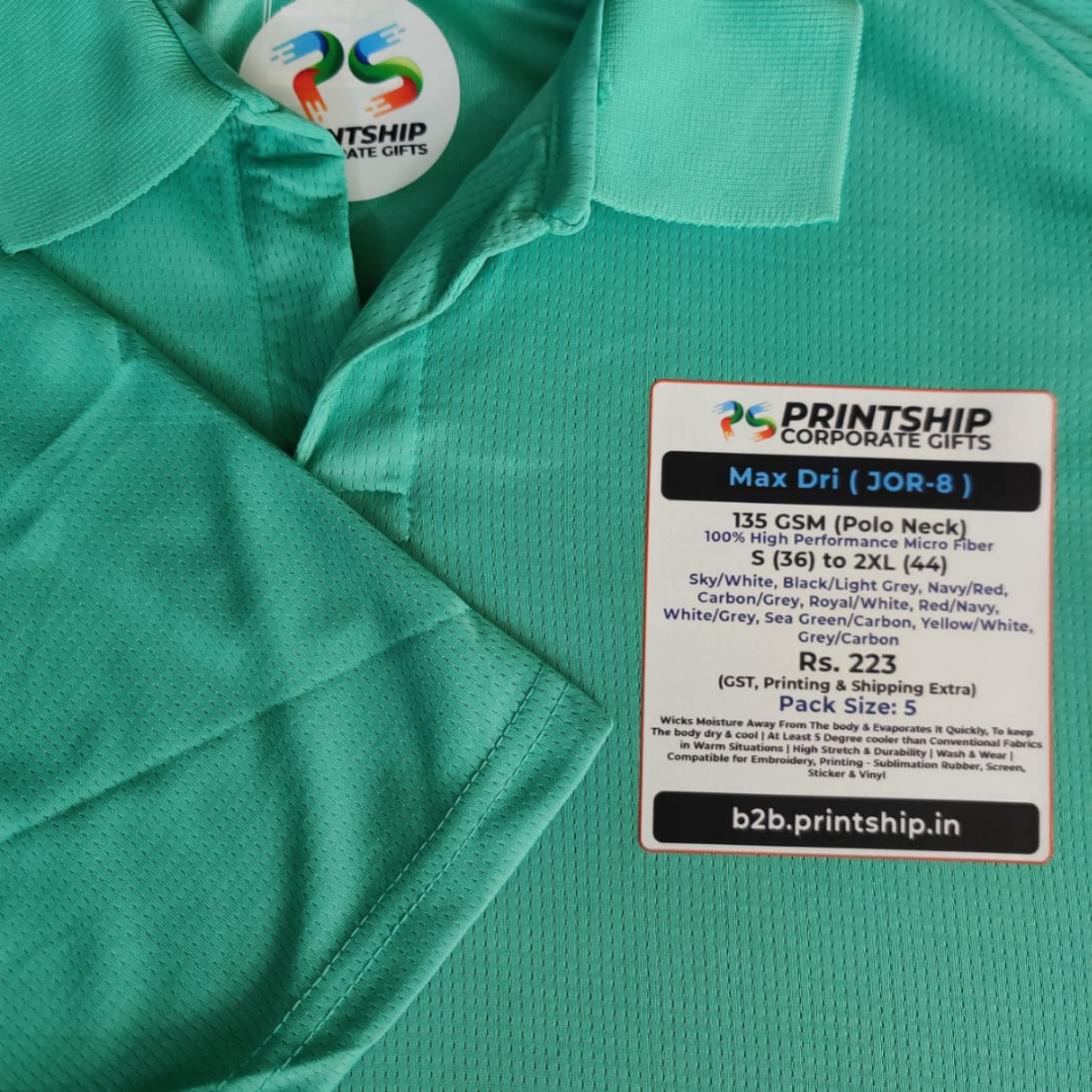Max Dri JOR-8 Polo T-Shirt Corporate Gift - Colour 1