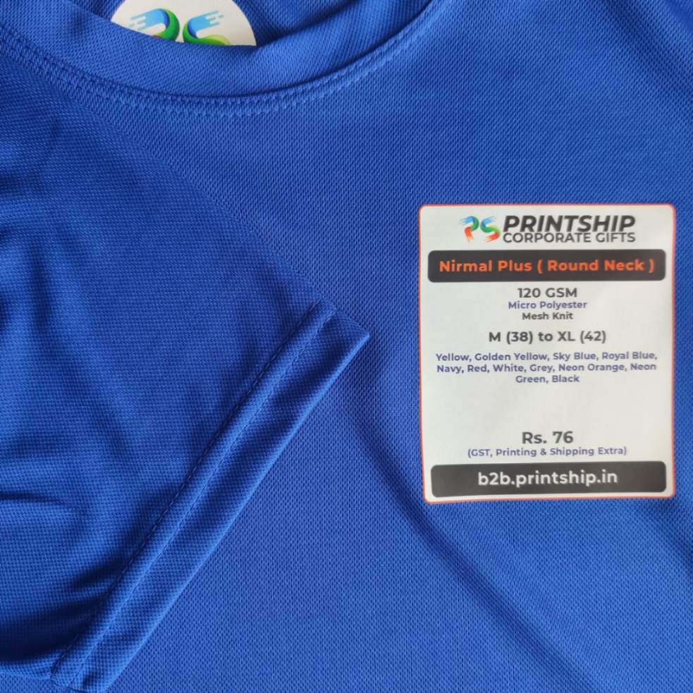 Nirmal Plus Round T-Shirt Corporate Gift - Colour 3