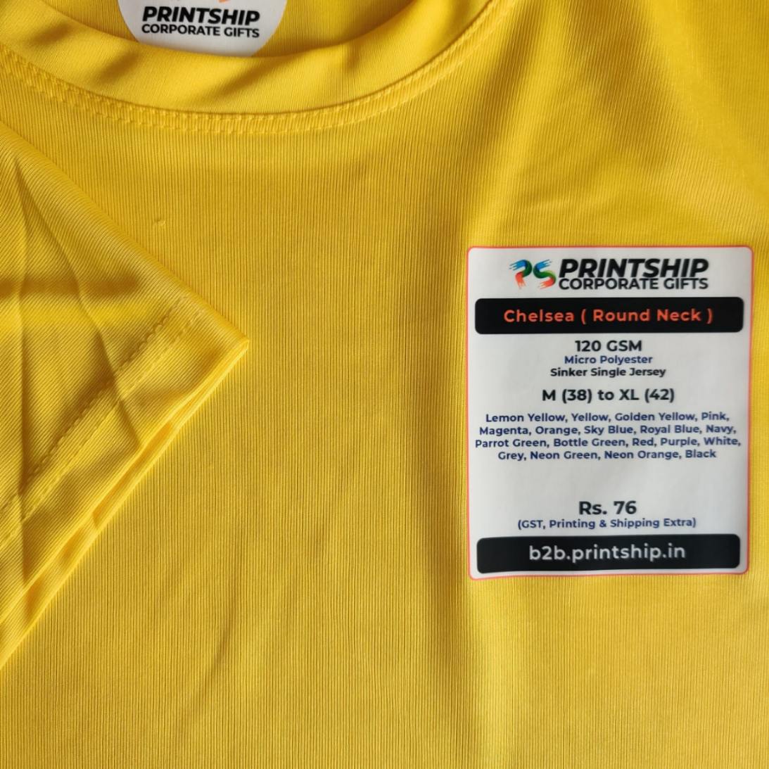 Chelsea Round T-Shirt Corporate Gift - Colour 1