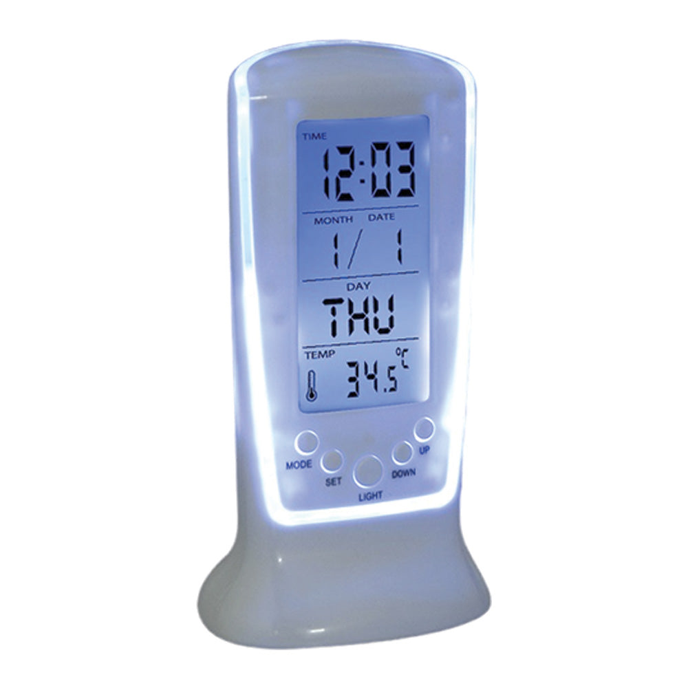 YuBingo Backlit Table Clock With LCD Display And Multiple Features - Corporate Gift | Product image 4