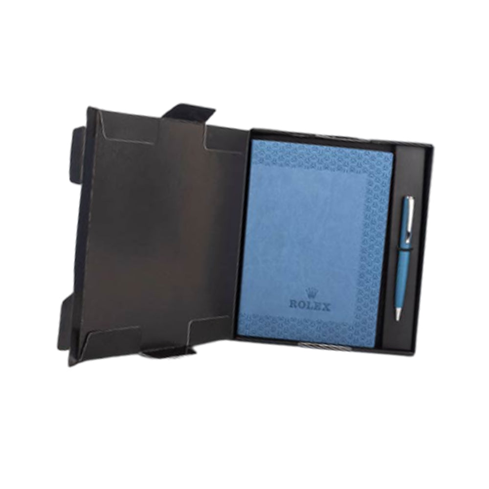 YuBingo Rolex Notebook With Metal Texture Pen | Gift Set In Black Texture Box - Corporate Gift - image 6