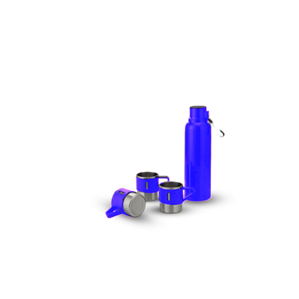 YuBingo 4 Pc Gift Set: Insulated Steel Bottle With 3 Steel Cups - Corporate Gift - image 5