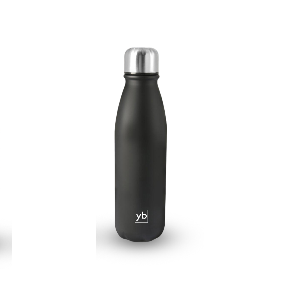 YuBingo Cola Metal Water Bottle with Steel Cap (600ml) - Household Item - Corporate Drinkware Gift - Water Bottles by YuBingo