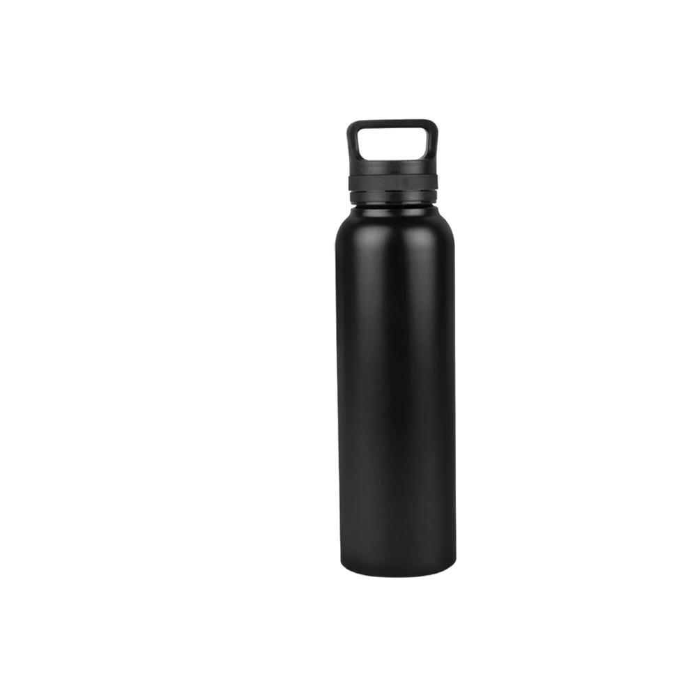 YuBingo Steel Bottle with Silicon Ring Handle | Capacity 1000ml Approx - Household Item - Corporate Drinkware Gift - Water Bottles by YuBingo