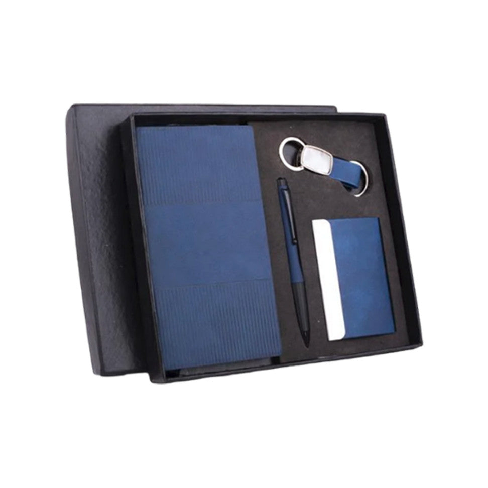 YuBingo Premium 4 Pc Notebook Gift Set With Pen, Keychain & Card Holder - Corporate Gift - image 6