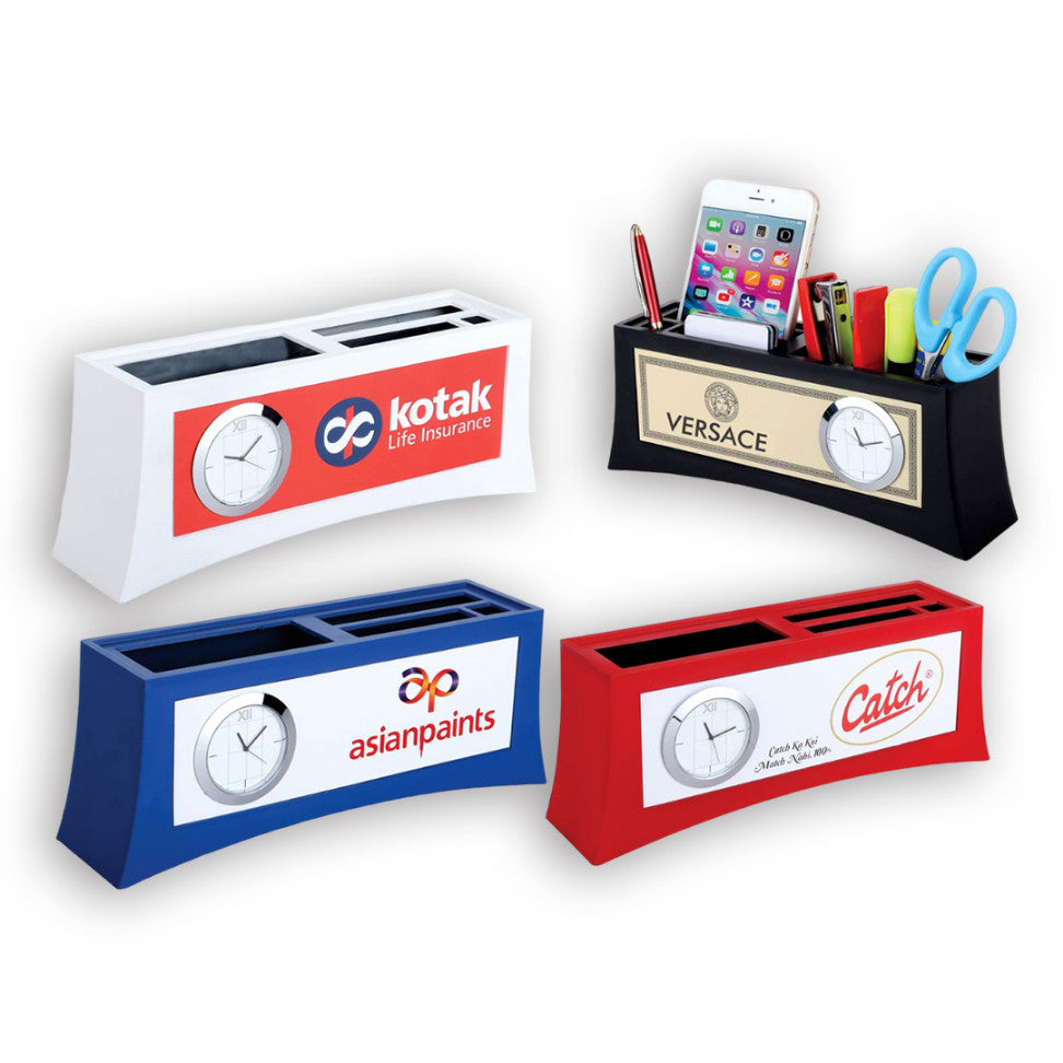 YuBingo Tumbler With Clock & 2 Side Branding Area - Corporate Gift | YuBingo corporate table clock gift