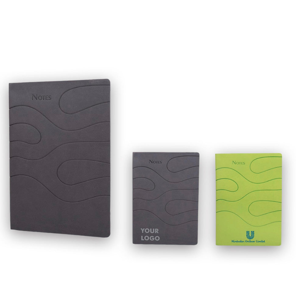 YuBingo Ribbon A5 Notebook with Memorandum & Bookmark Ribbon - Corporate Gift