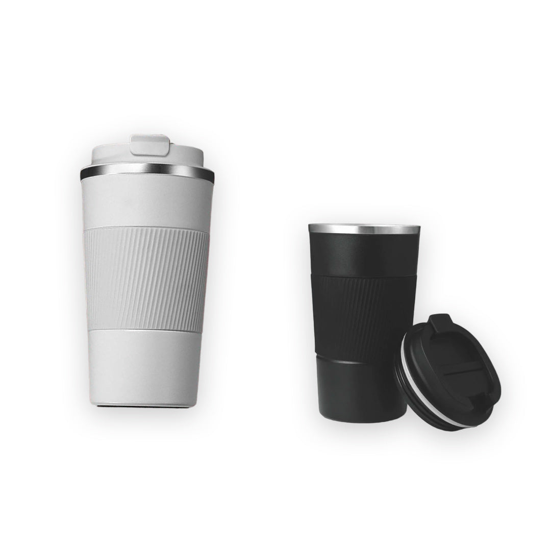 YuBingo H274 - Cafe Buddy: Stainless Steel Vacuum Coffee Mug With Silicon Grip - 510ml - Corporate Gift | YuBingo corporate gift