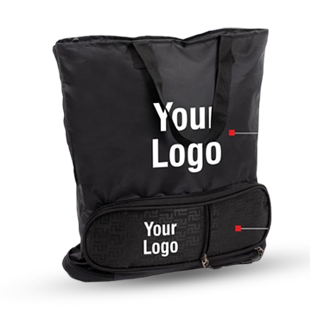 YuBingo Folding Shopping Bag With Zippered Pocket - Phone/Wallet Pocket Outside - Corporate Gift | Product image 2