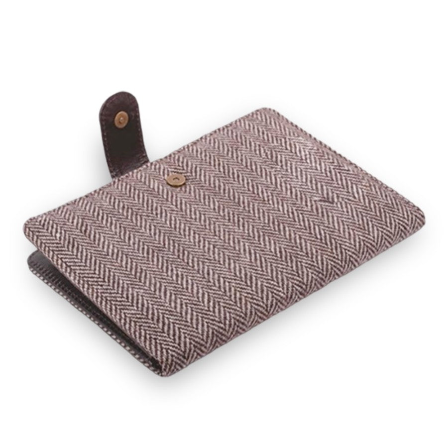 YuBingo Arrow Style Tweed Passport Holder With SIM Card Safe Case & SIM Card Jackets - Corporate Gift | Product image 2