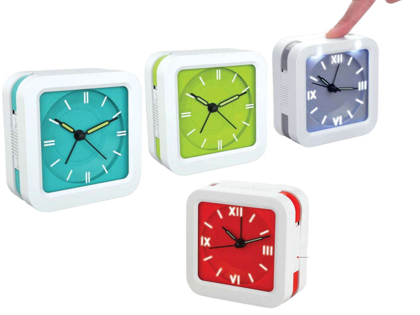 YuBingo Super Sweep Alarm Clock With Light Up Numbers - Table Clock - Corporate Gift | YuBingo corporate table clock gift