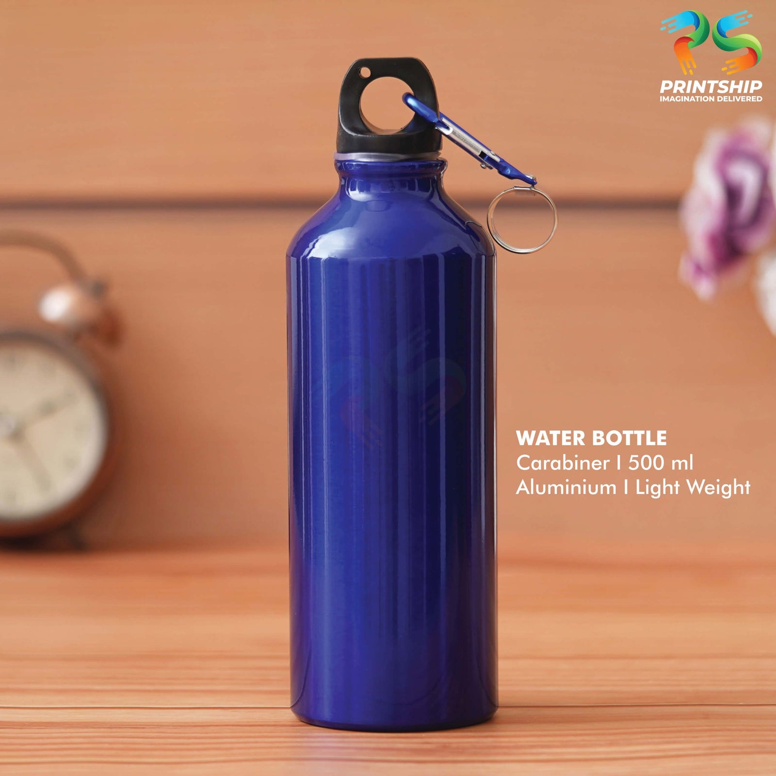 YuBingo Lightweight Blue Sports Bottle - Corporate Drinkware Gift - Water Bottles by YuBingo