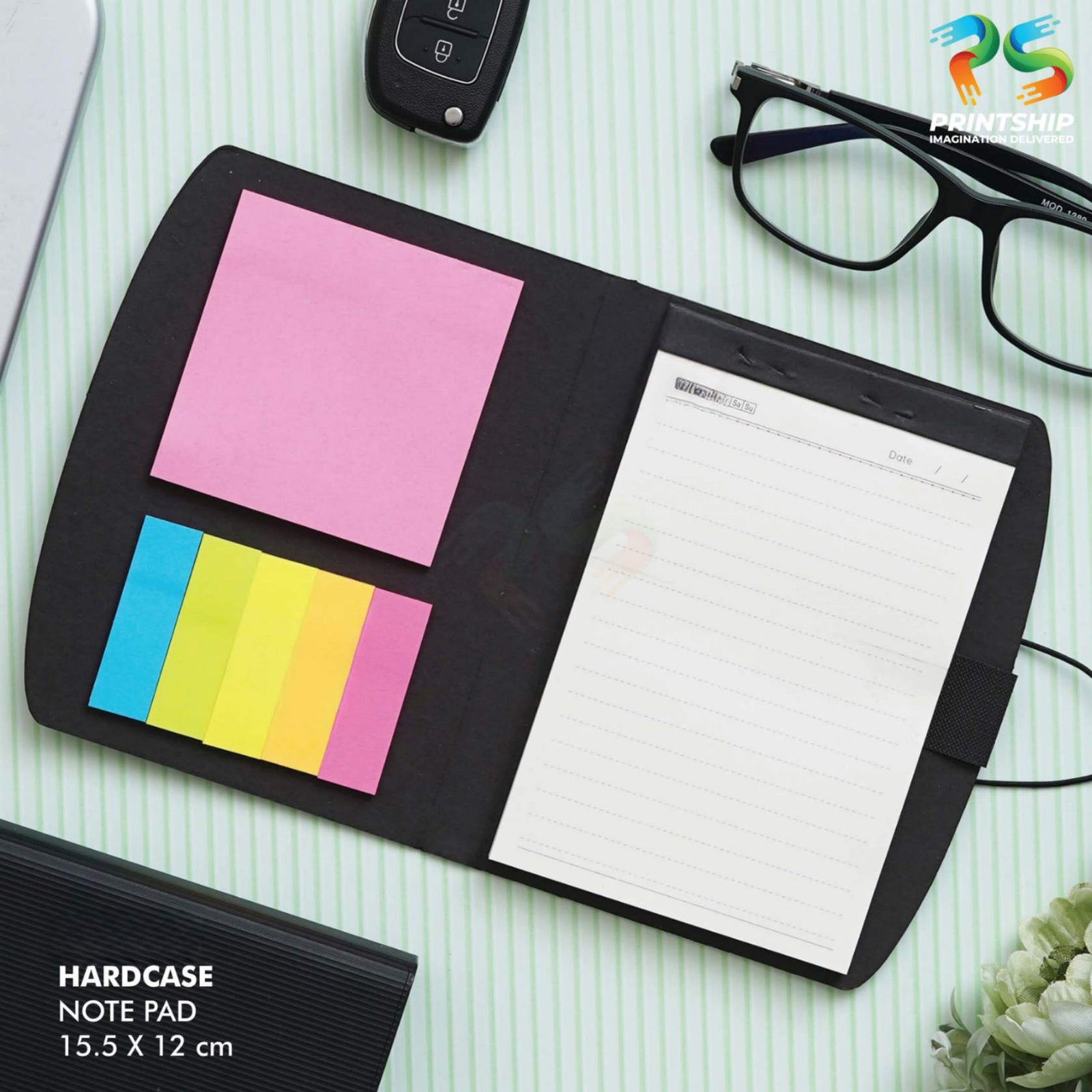 YuBingo Black Hardcase Notepad - Corporate Gift