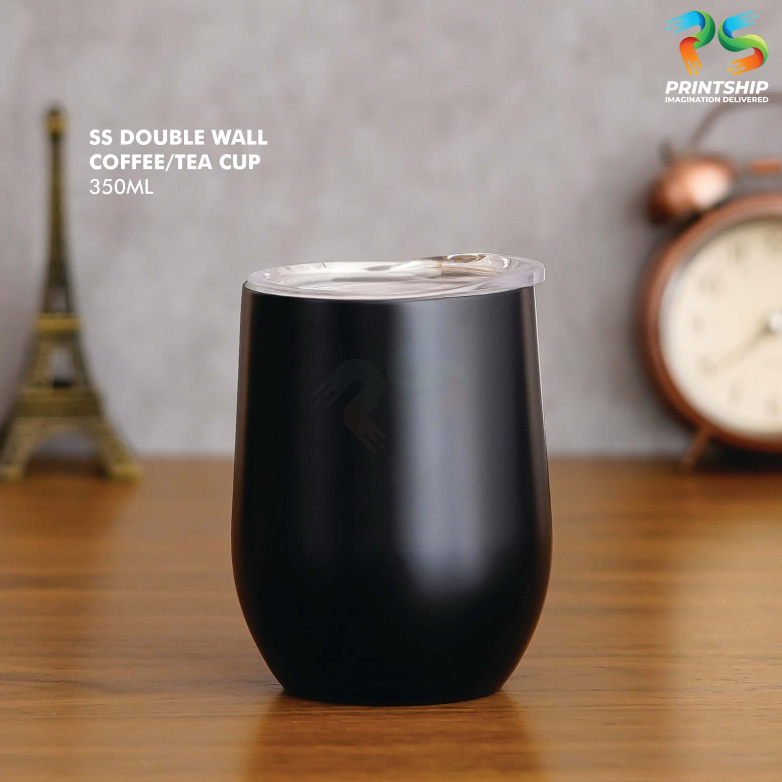 YuBingo Black Stainless Steel Mug - 350 ML - Corporate Gift | Product image 2