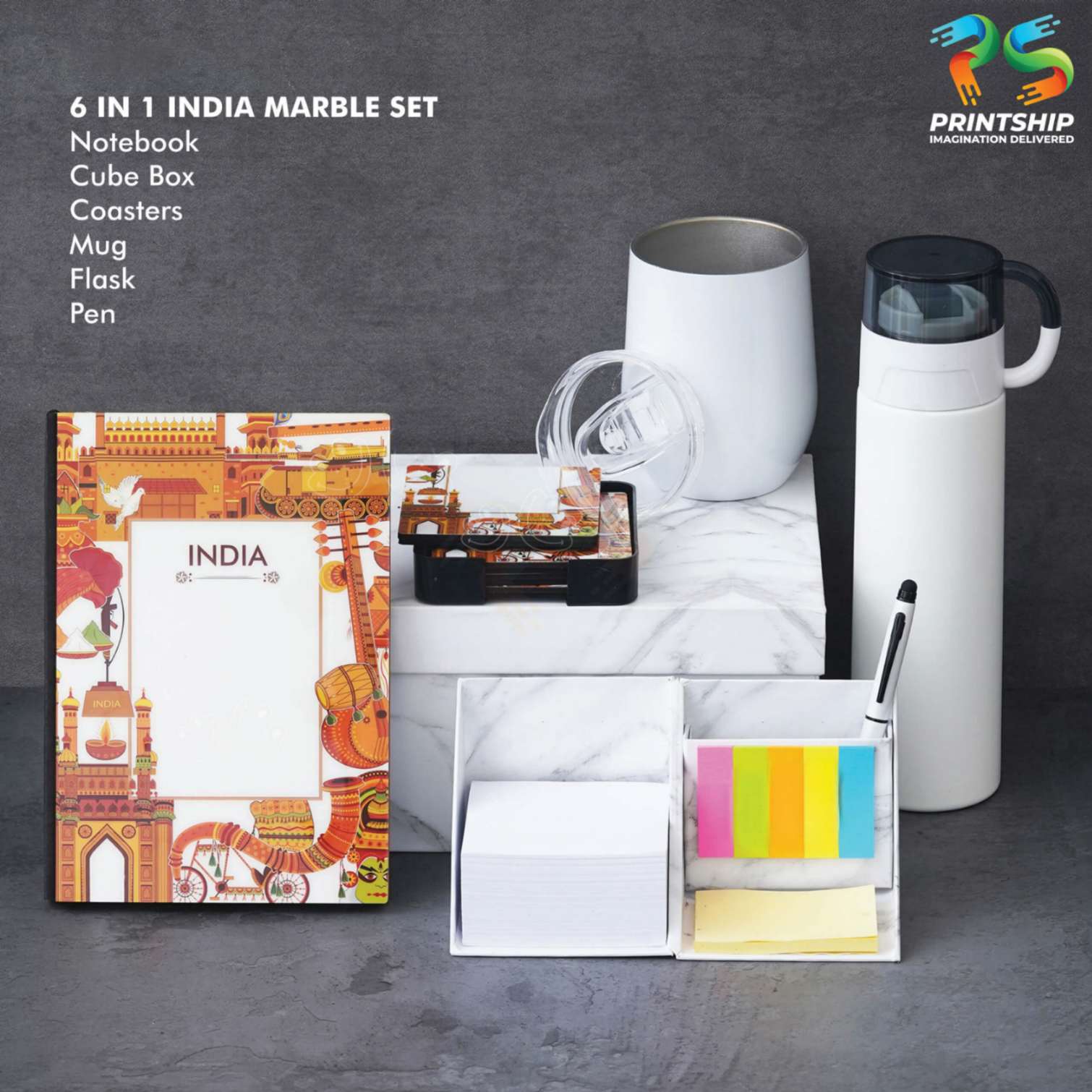 YuBingo White India Theme Gift Set - Corporate Gift - product image