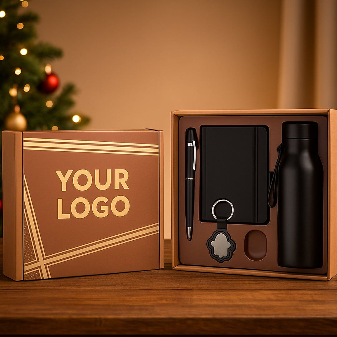 4 in 1 Black Gift Set | Employee Joining Kit - Corporate Gift