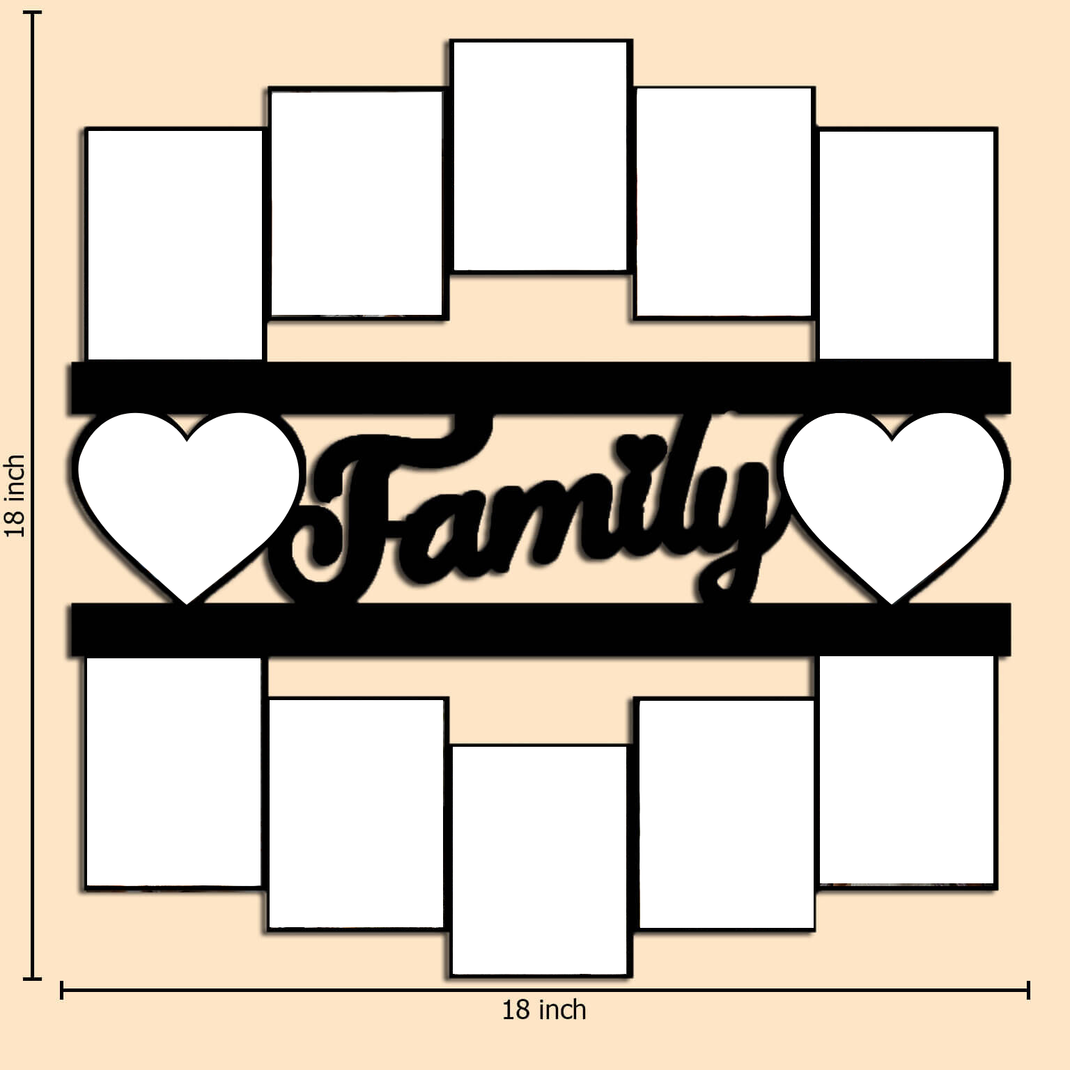 Family Memories Preserved: Decorate Your Home with Our Photo Frame Family Set