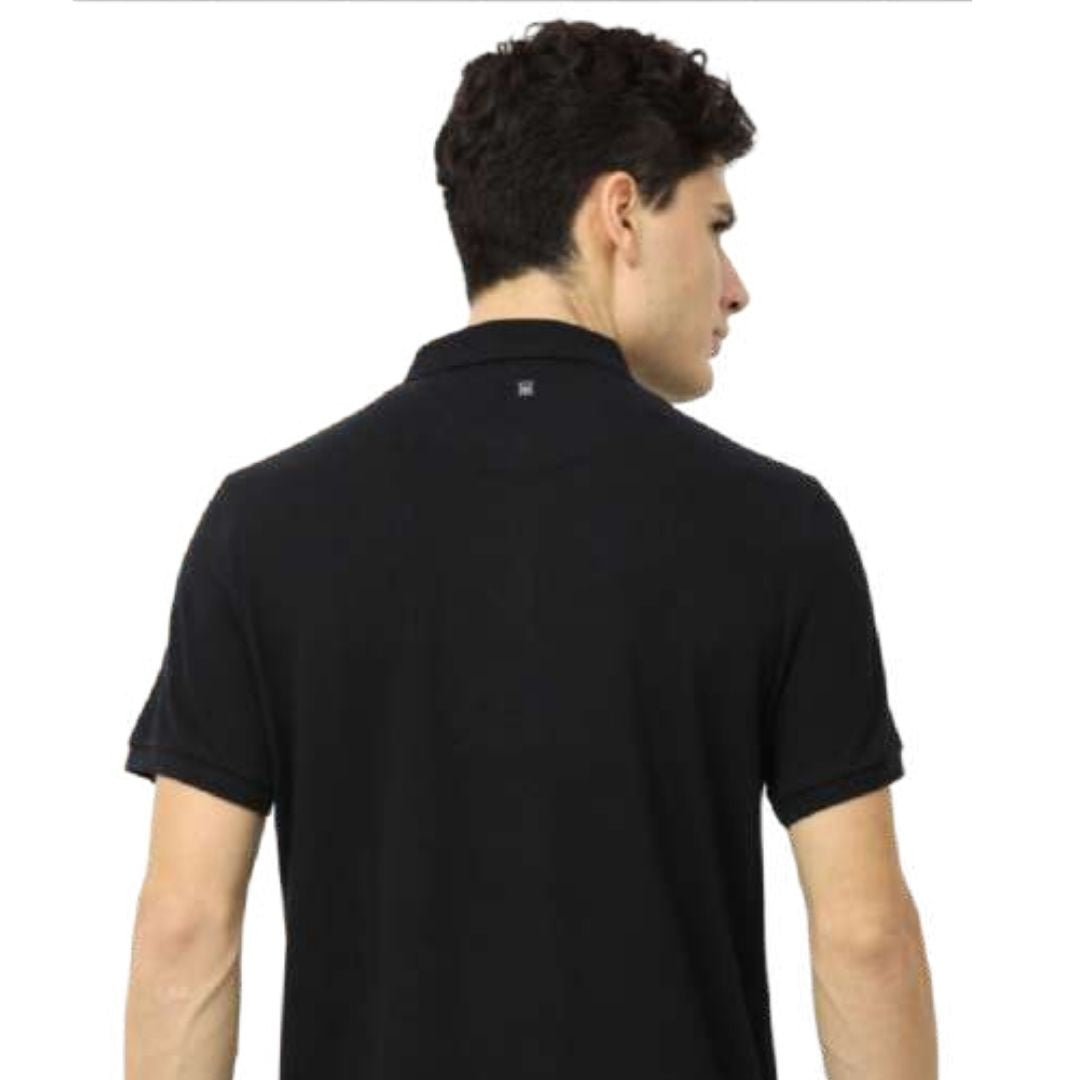 Rare Rabbit Unisex Black Polo Tee