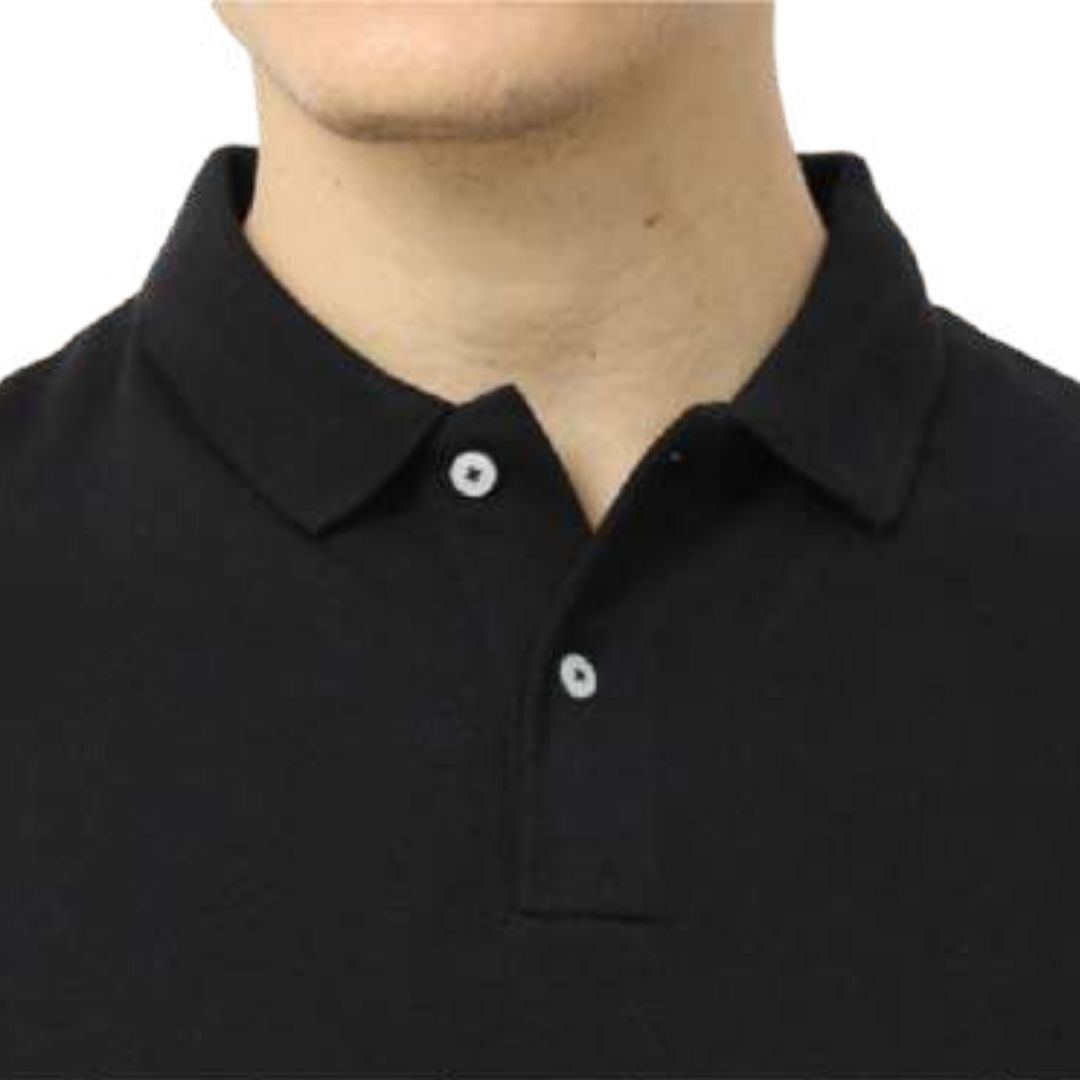 Rare Rabbit Unisex Black Polo Tee