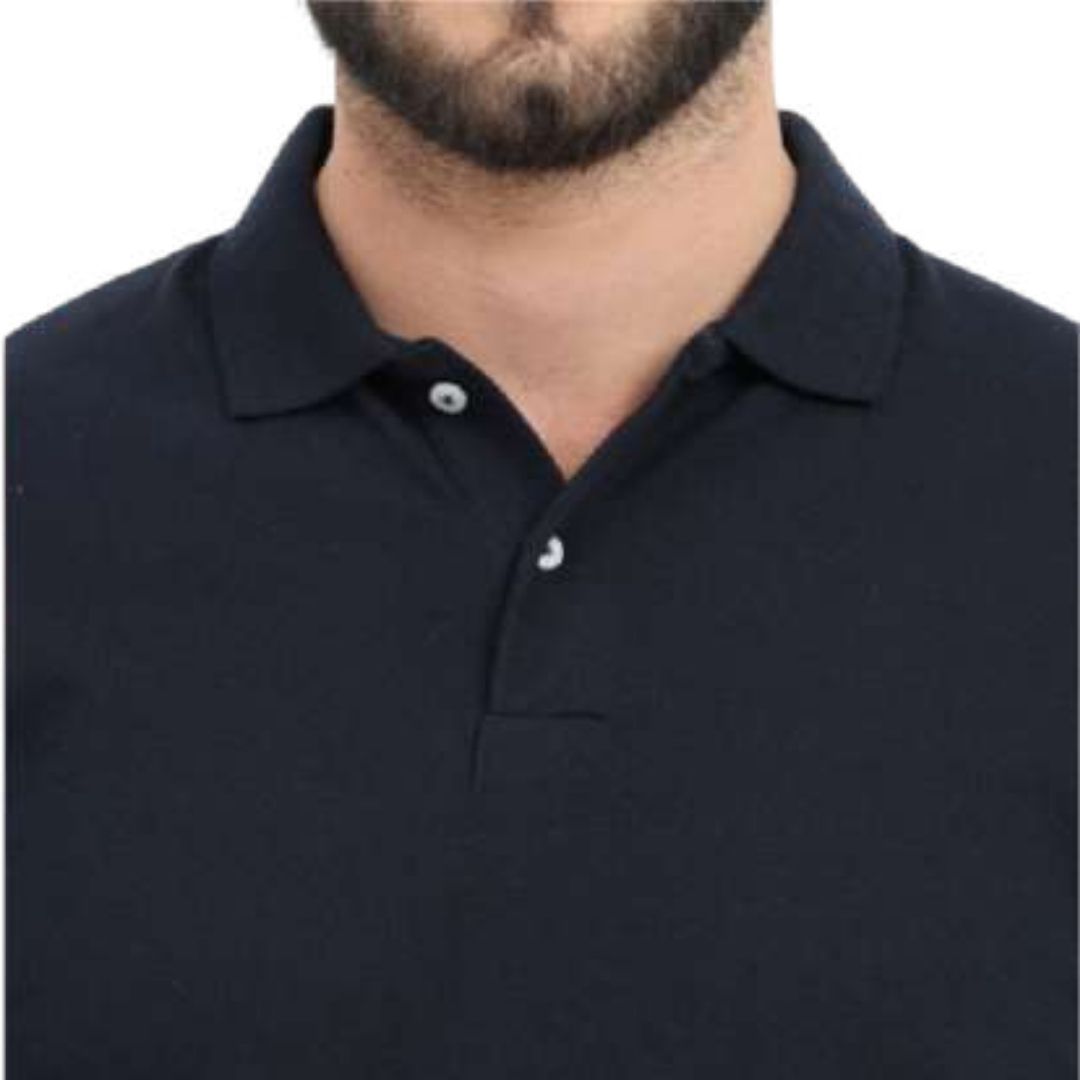 Rare Rabbit Navy Blue Polo Tee – 100% Cotton Unisex Shirt