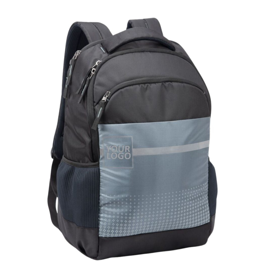Castillo Milano designer laptop bag front view with dual-tone finish