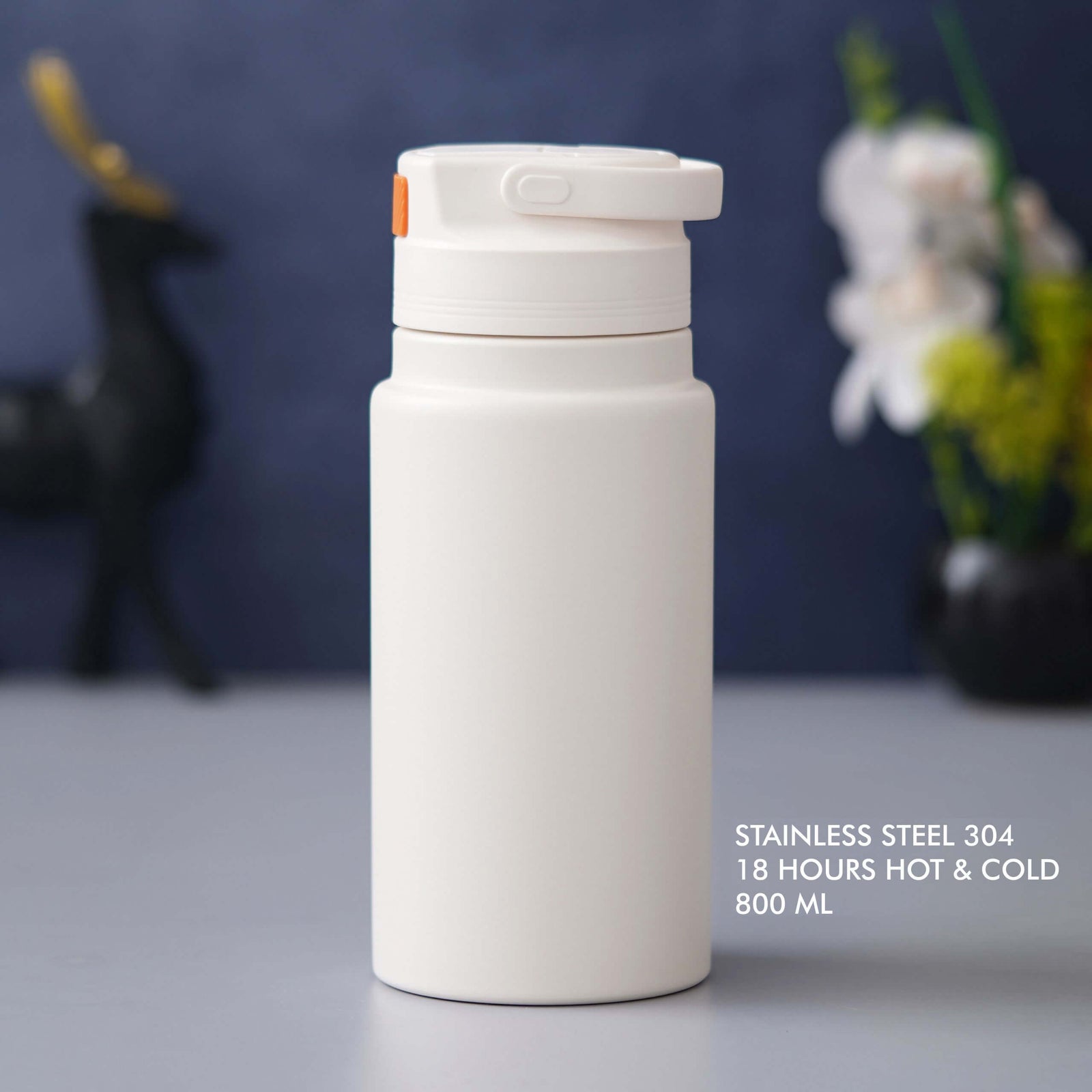 White Stainless Steel Bottle - 800 ML - product image 3