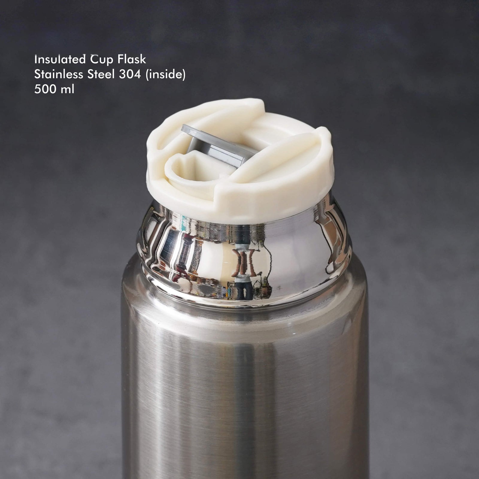 Silver Stainless Steel Flask - 500 ML - product image 5