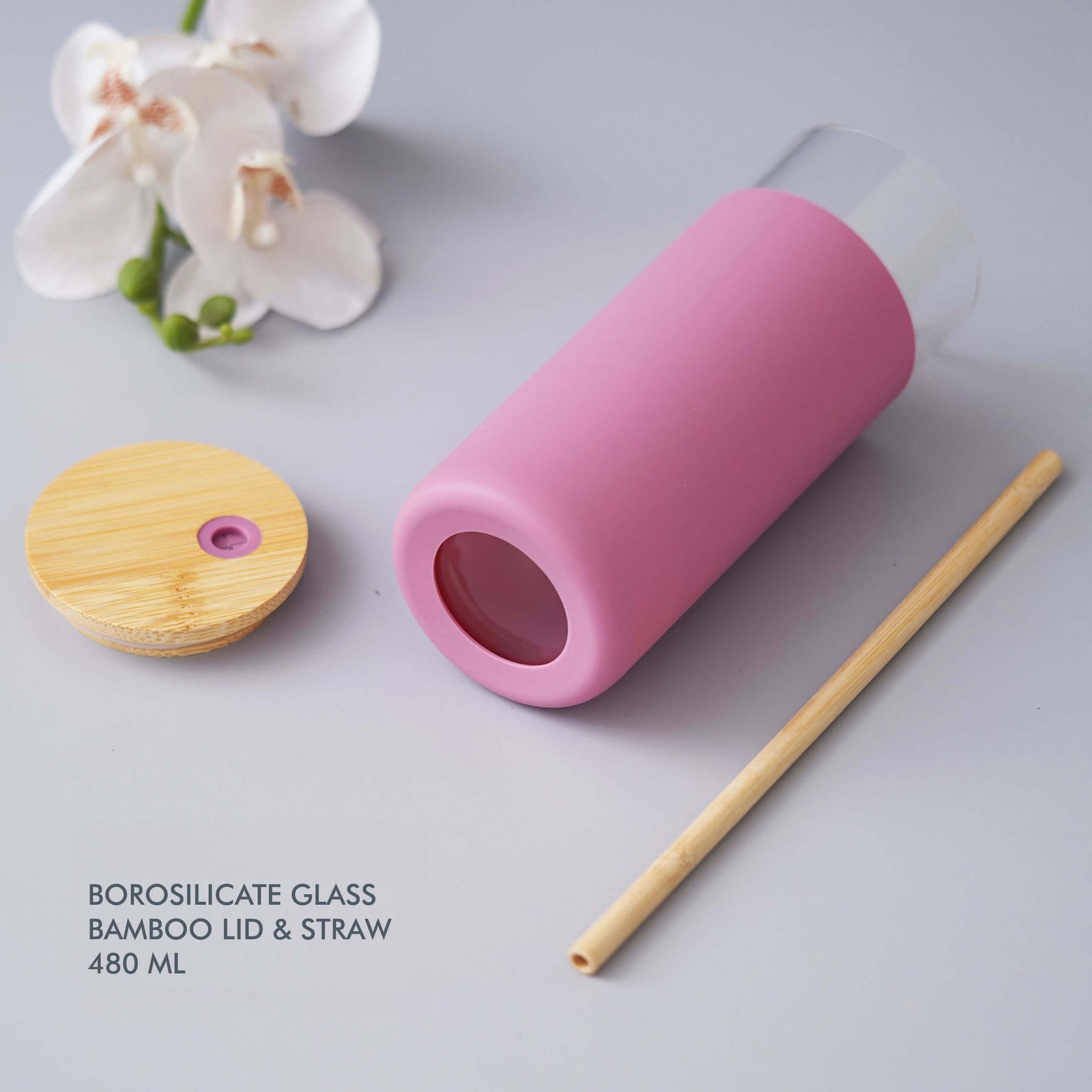 Pink Borosilicate Glass - 480 ML - product image 2