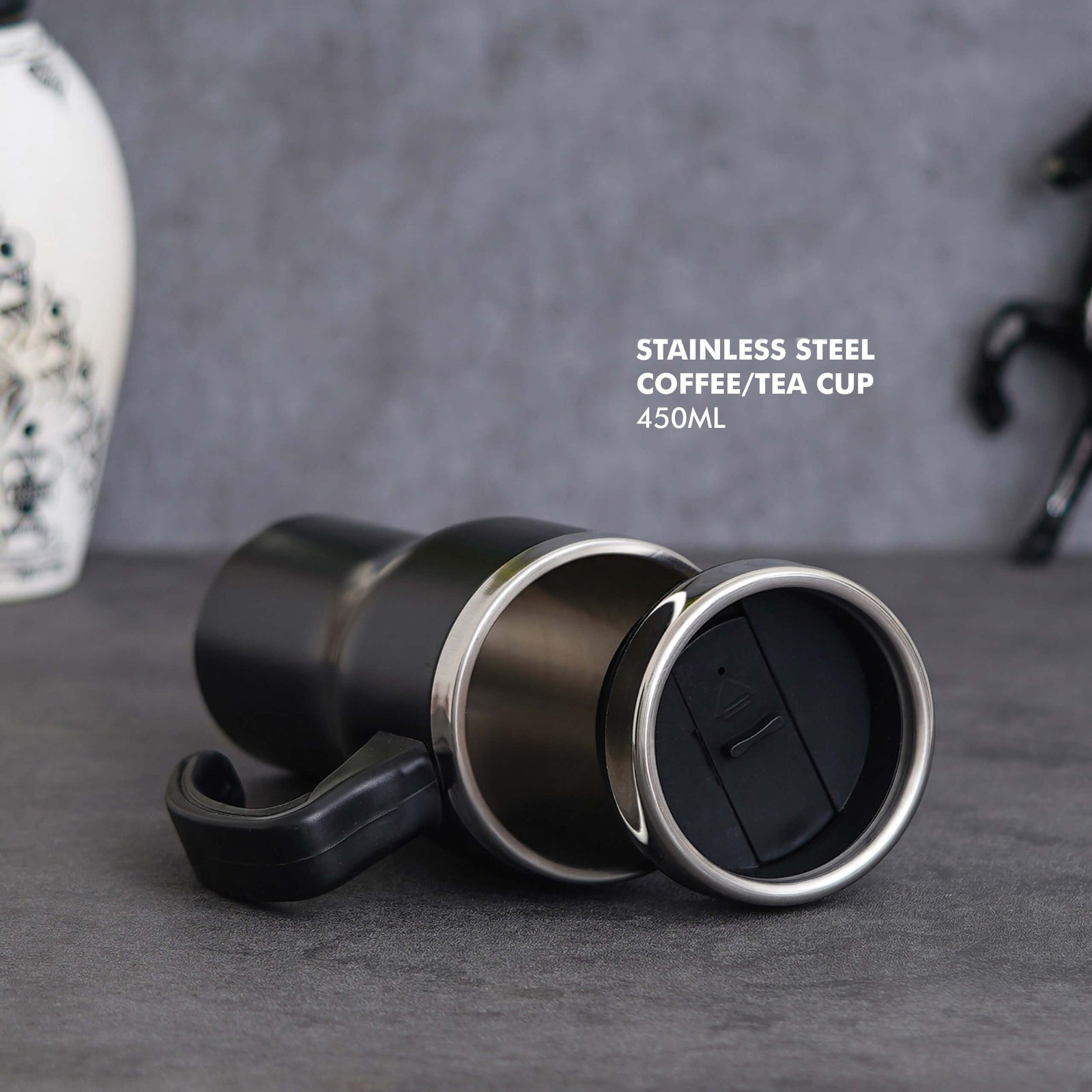 Sleek Stainless Steel Coffee/Tea Cup Mug - Enjoy Every Sip - product image 2