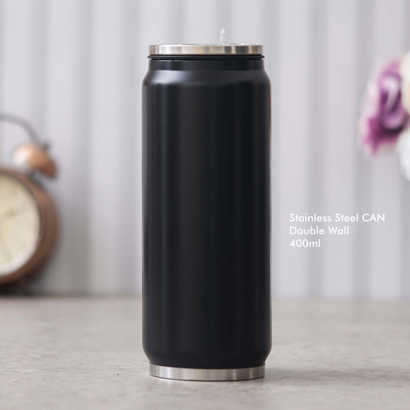 Customizable Black Stainless Steel Can - Perfect for Your Favorite Beverages - product image 3