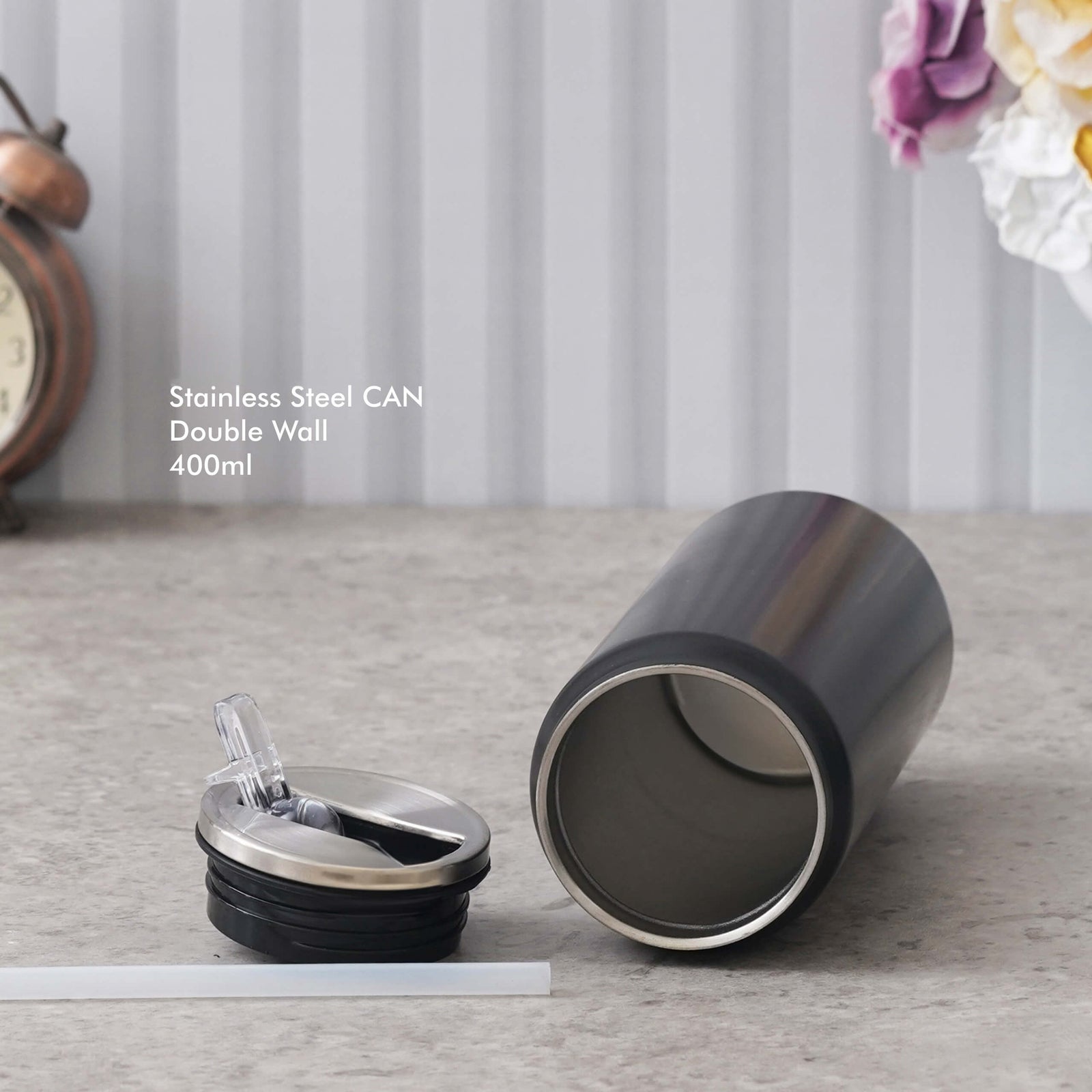 Customizable Black Stainless Steel Can - Perfect for Your Favorite Beverages - product image 4