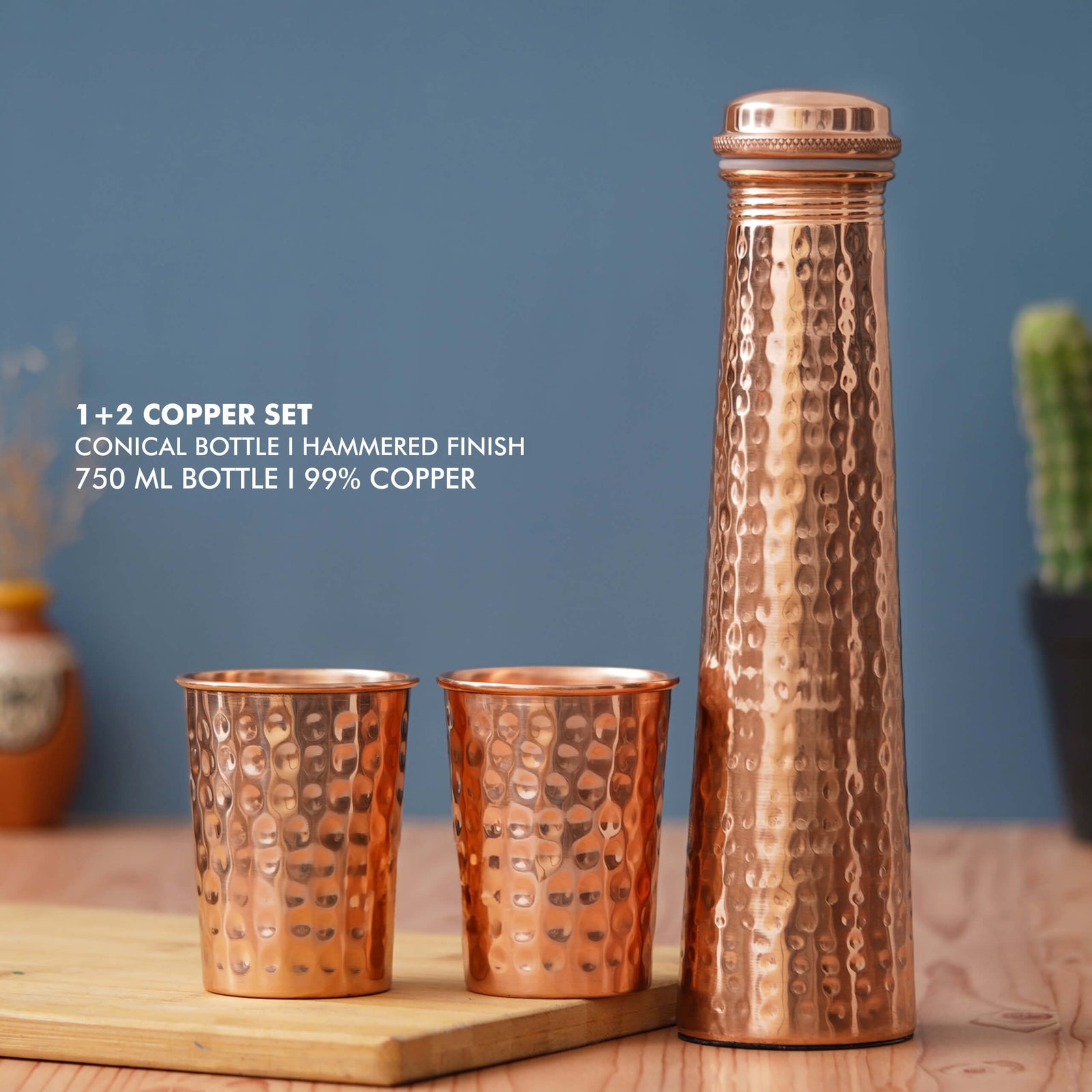 Handcrafted Hammered Copper Gift Set - Make Every Occasion Special - product image 2