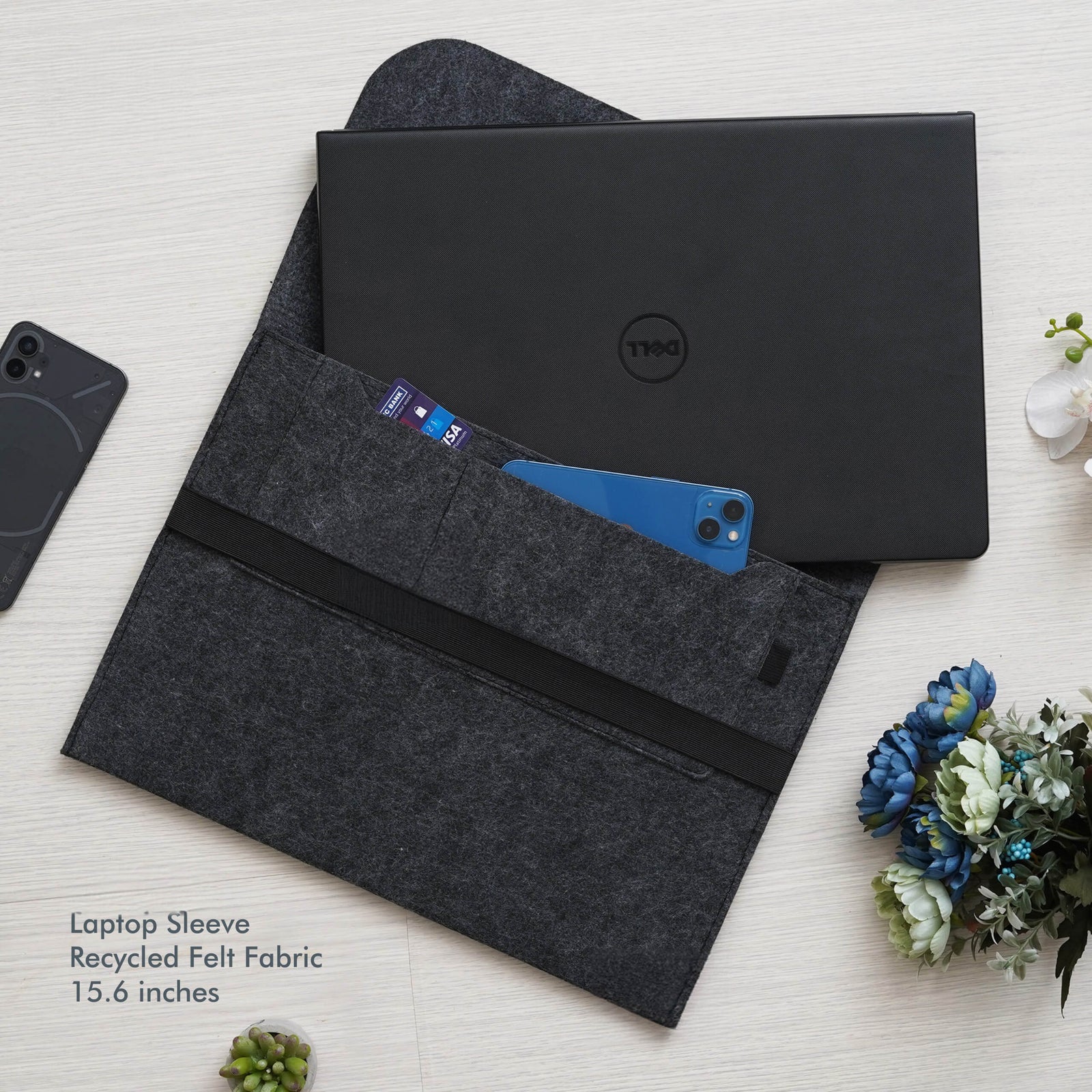 Black Laptop Sleeve - Fits Laptops Up to 15.6 Inch - product image 2