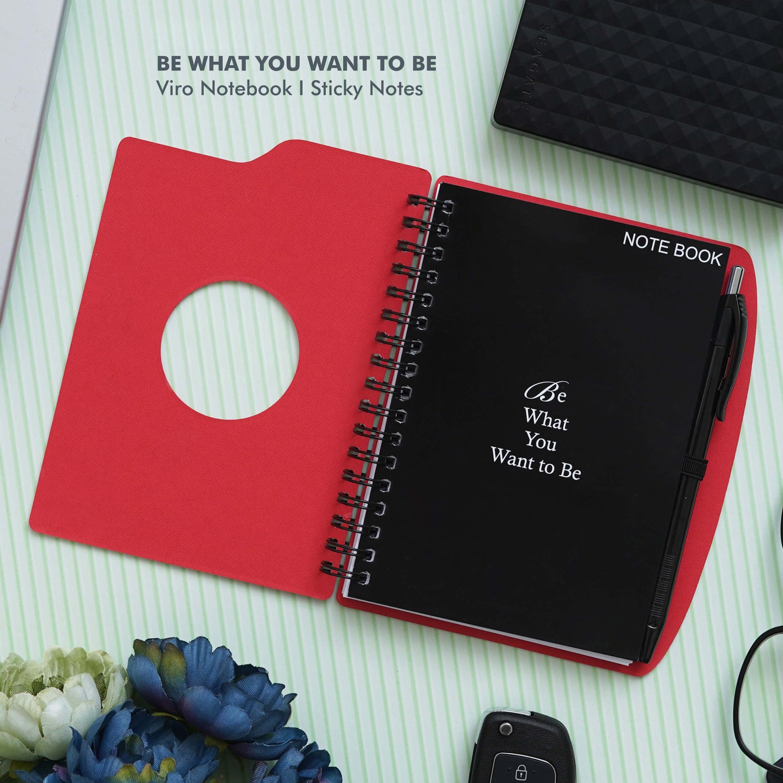 Personalized Red Viro Notebook Gift Set - Perfect for Productivity - product image 2