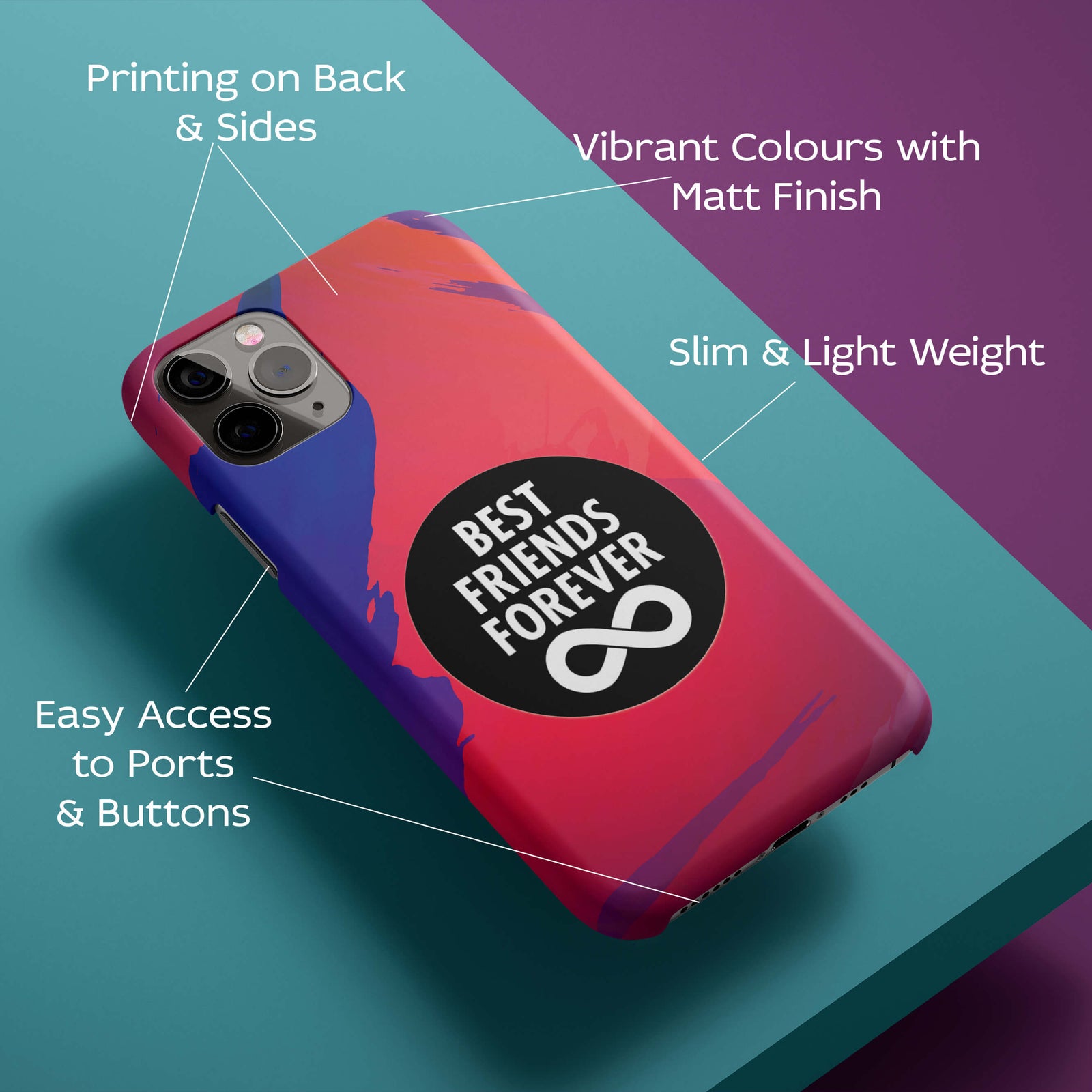 Best Friends Forever Back Cover for HardPlasticU0025Hard Plastic-Image 2
