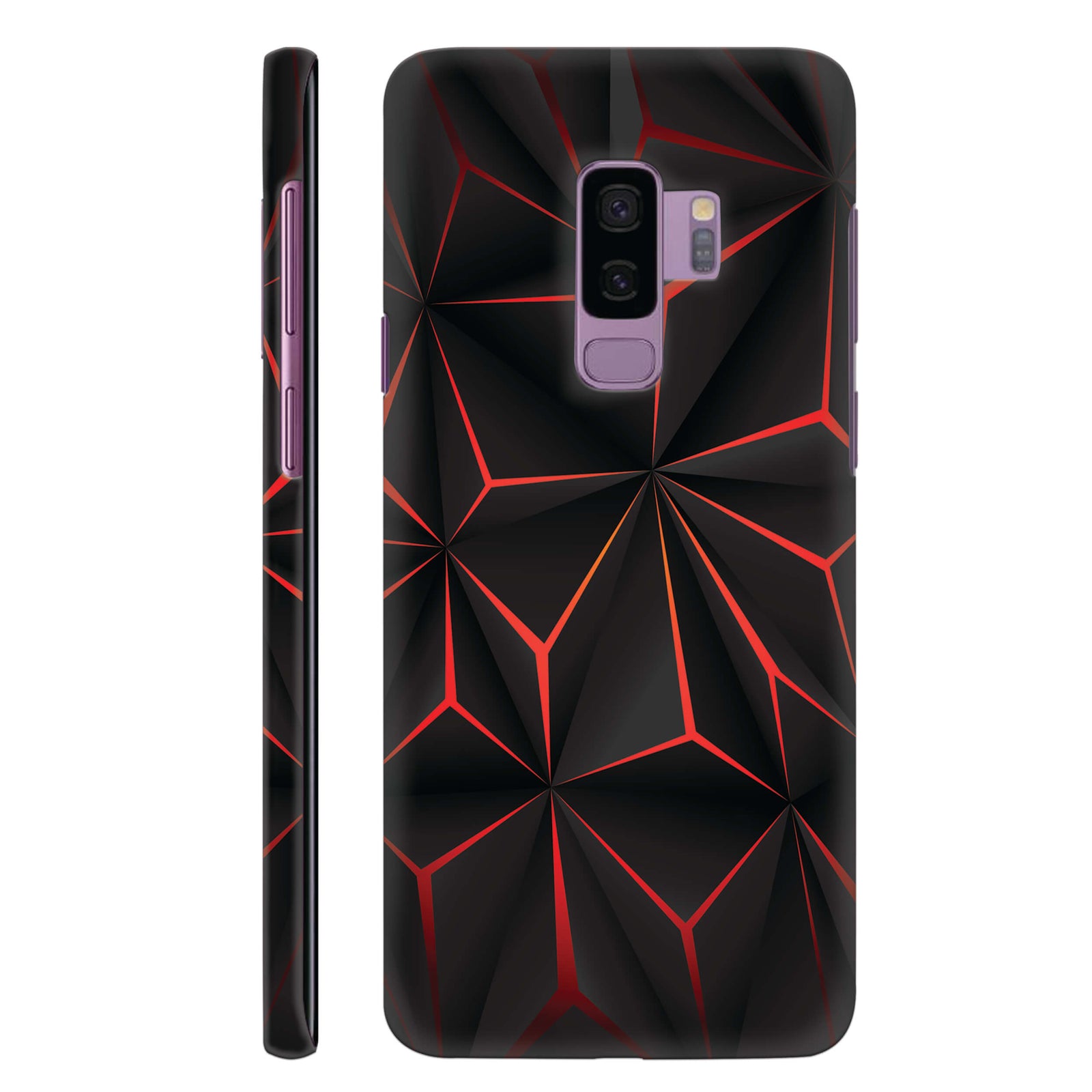 Black and Red Back Cover for HardPlasticA0360Hard Plastic