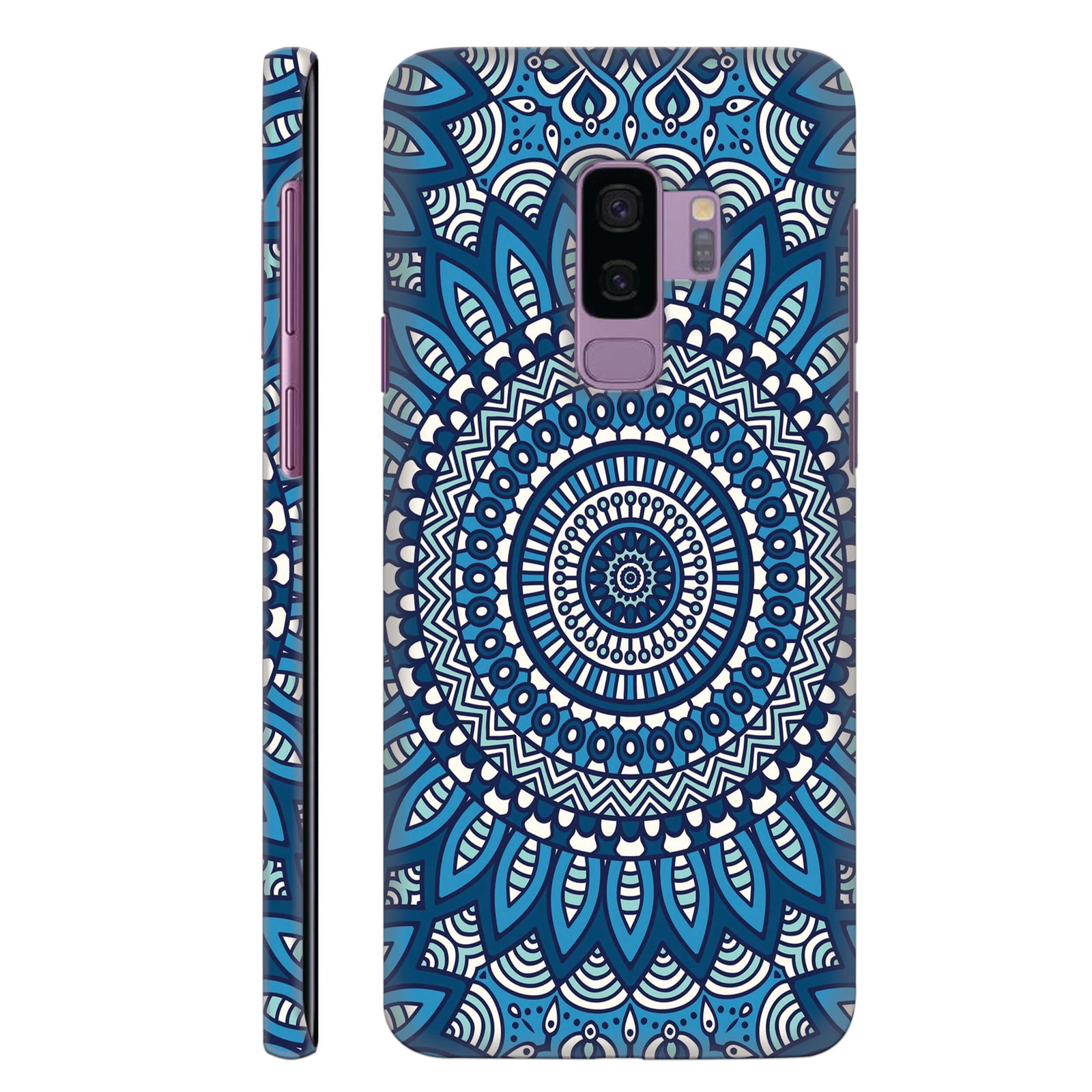 Blue Mandala Design Back Cover for HardPlasticPS1327Hard Plastic