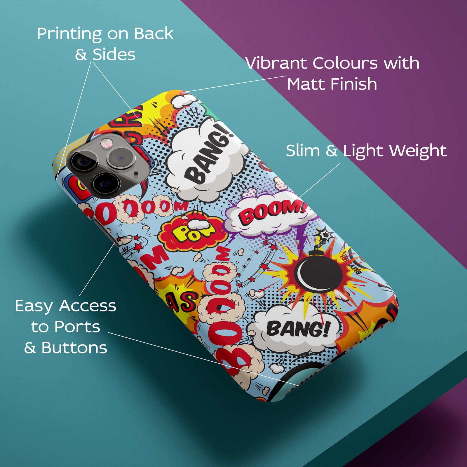 Boom Bang Back Cover for HardPlasticBG0069Hard Plastic-Image 2