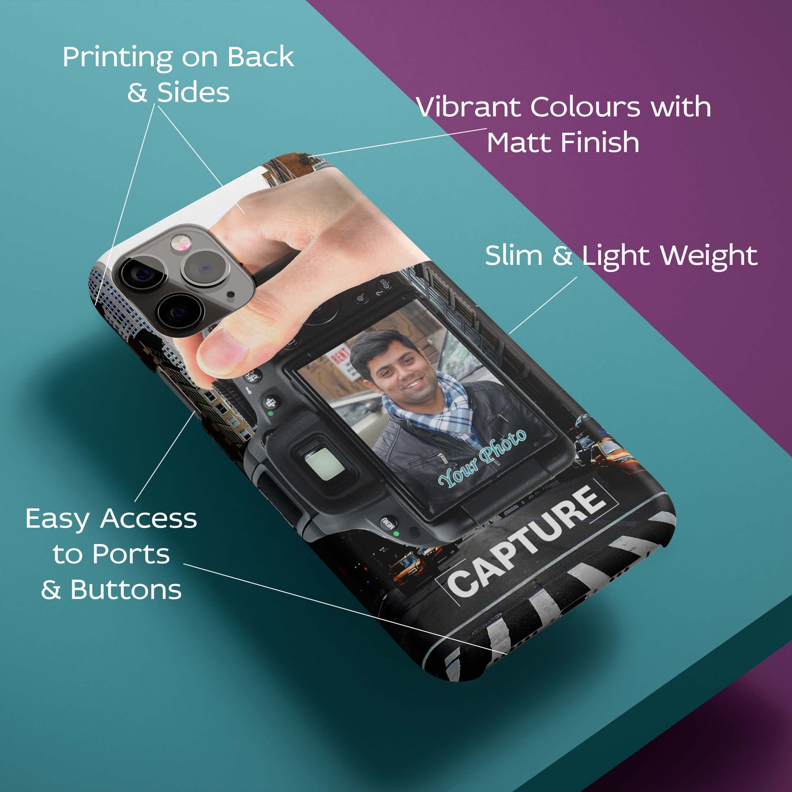 Capture Photo Back Cover for HardPlasticA0526Hard Plastic-Image 2