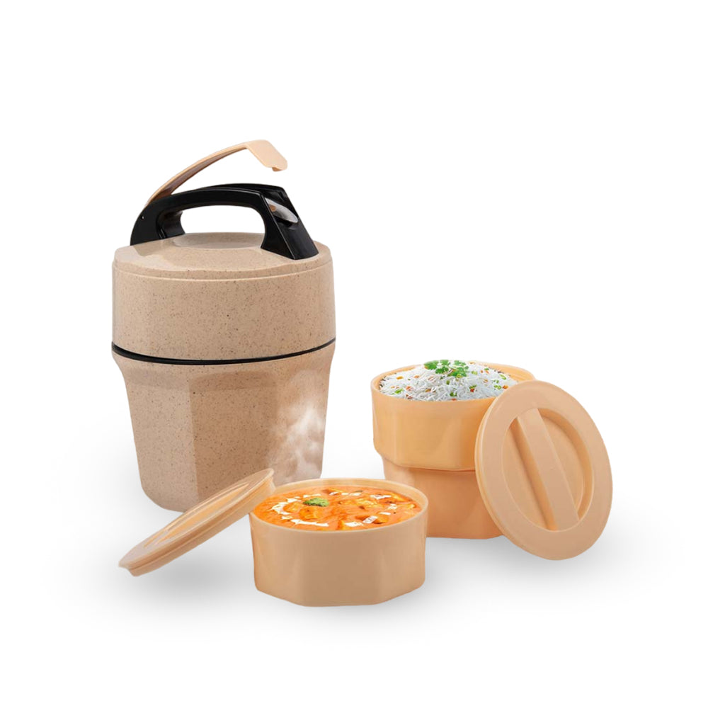 Pack Your Lunch Sustainably with Octomeal Eco 3 Plastic Container Lunch Box with Spoon