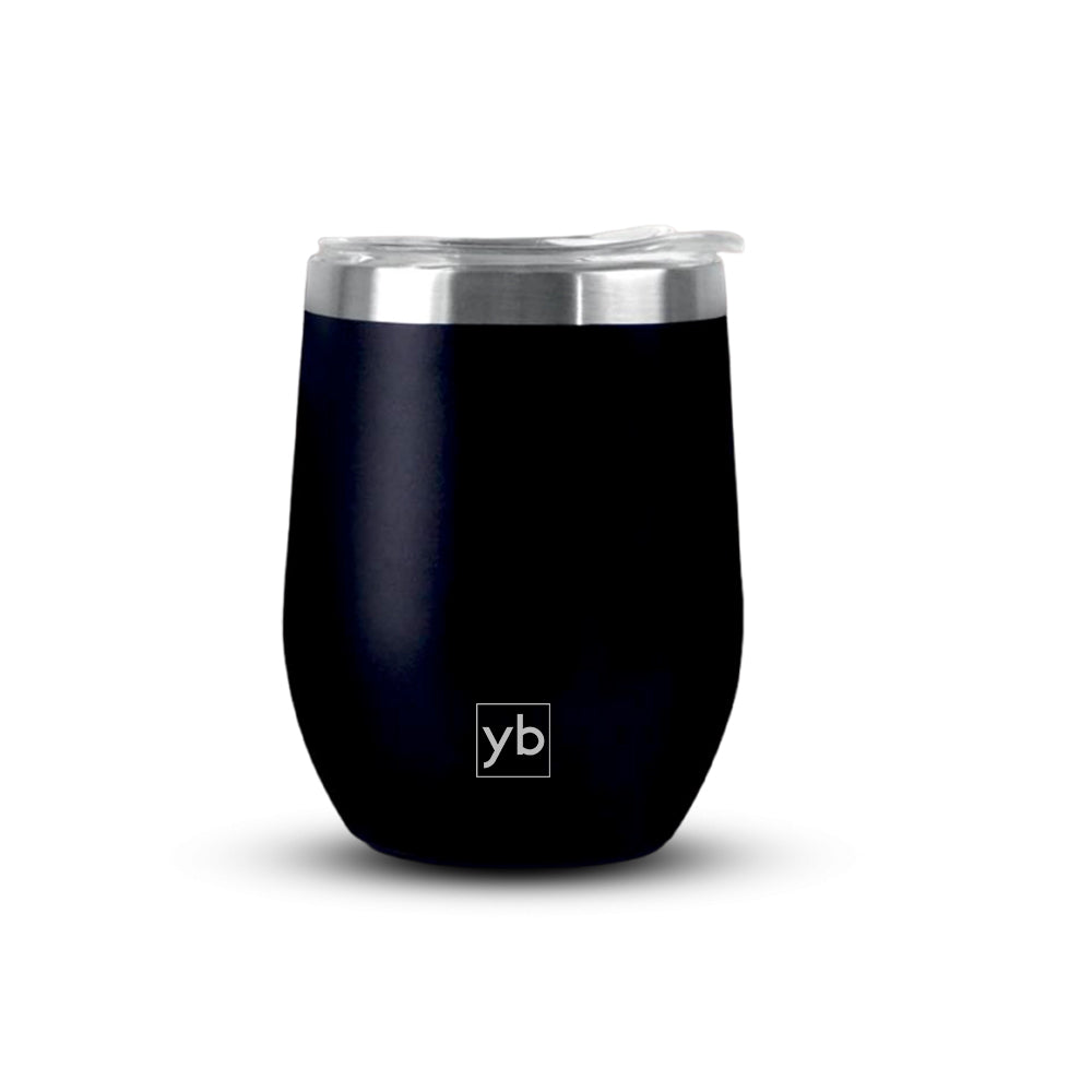 Plum 350 Double Wall Vacuum Mug - 304 Grade Steel, 350ml Capacity, Air-Tight Lid - corporate gift by YuBingo