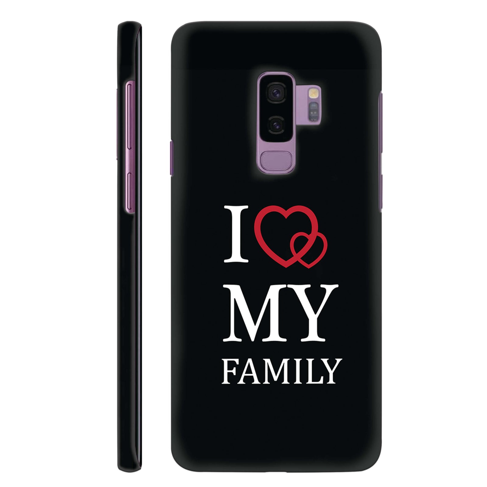 I Love My Family Back Cover for HardPlasticH0077Hard Plastic