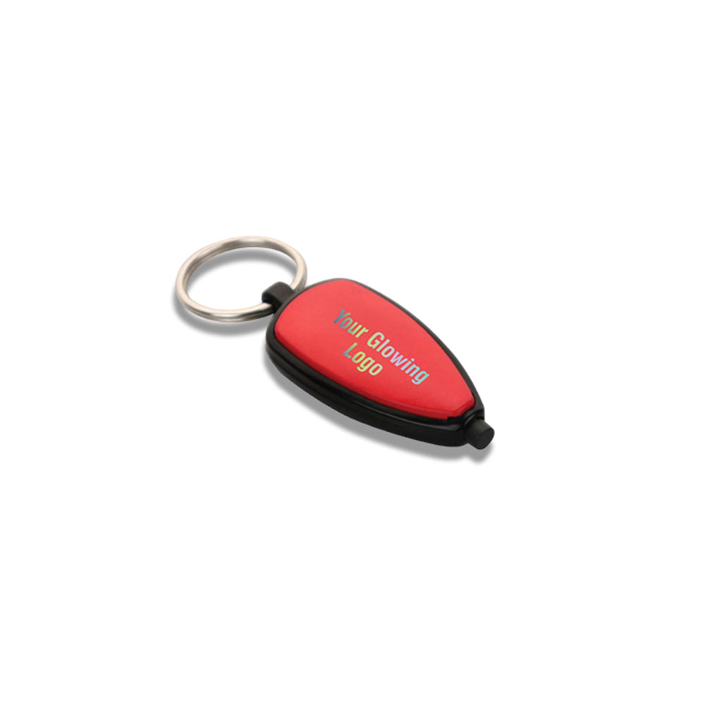 Logo Highlight Keychain with White Backlight - corporate gift by YuBingo
