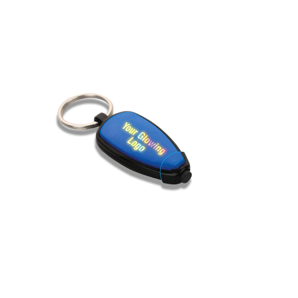 Logo Highlight Keychain with White Backlight - corporate gift by YuBingo