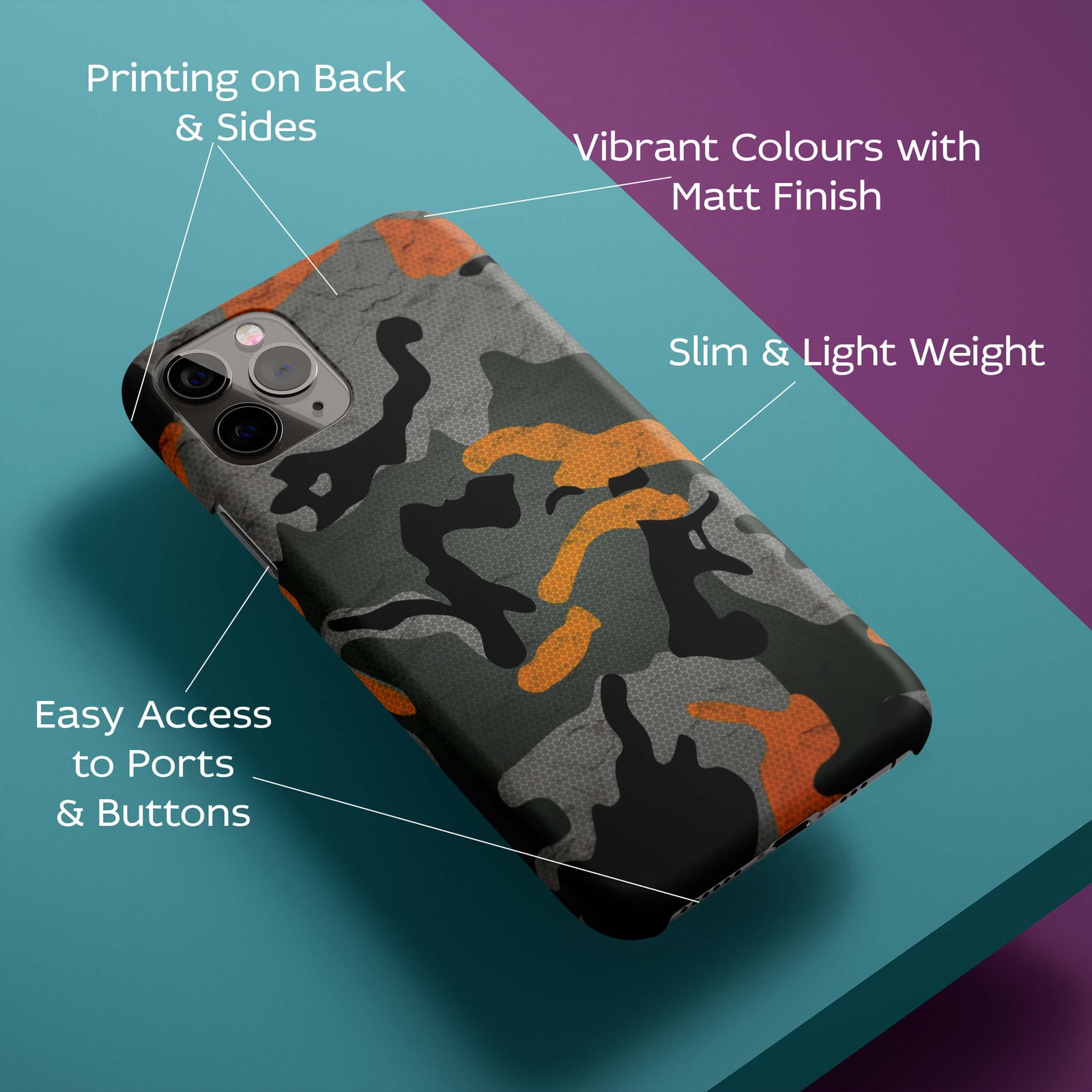 Premium Looking Camouflage Back Cover for HardPlasticPS1337Hard Plastic-Image 2