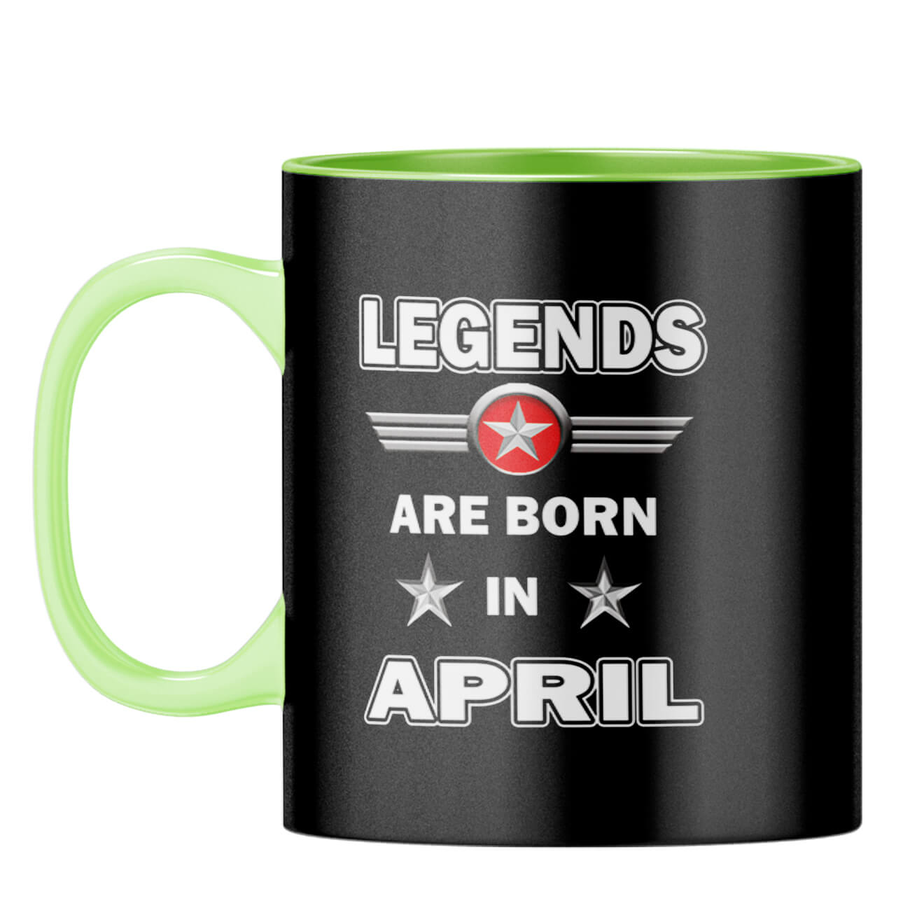 April Legends Coffee Mug Light Green
